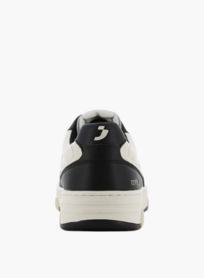SJ SJ Men's Panelled Sneakers with Lace-Up Closure - 589896-841 - Image 4