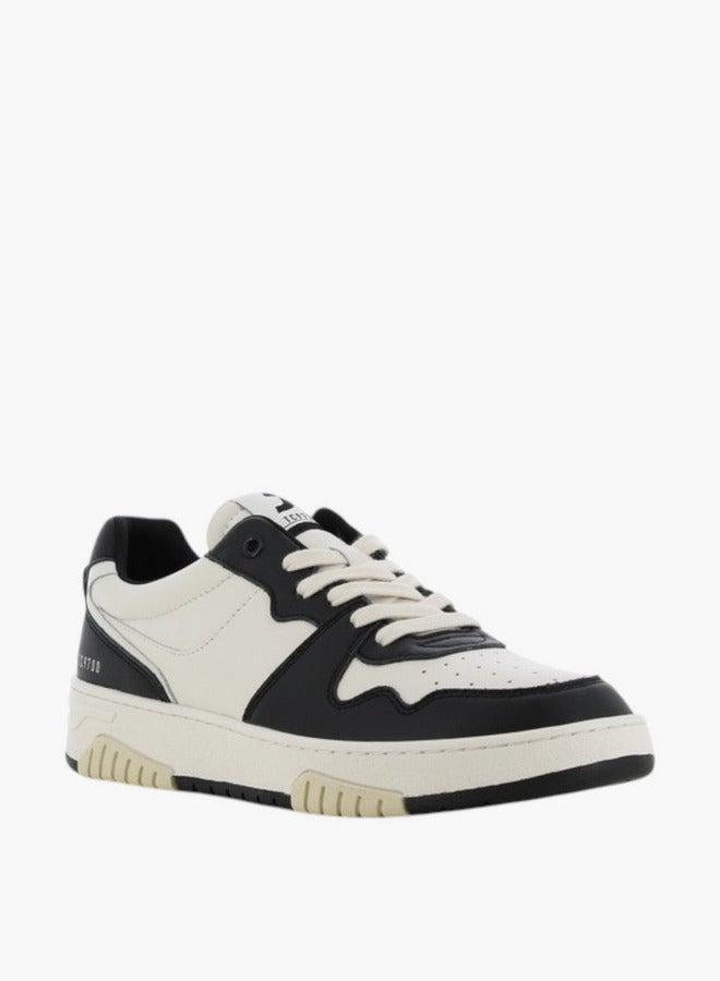 SJ SJ Men's Panelled Sneakers with Lace-Up Closure - 589896-841 - Image 1