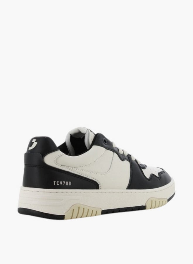 SJ SJ Men's Panelled Sneakers with Lace-Up Closure - 589896-841 - Image 3
