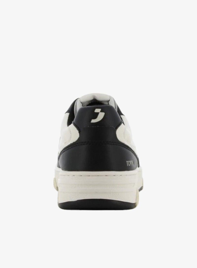 SJ Men's Panelled Sneakers with Lace-Up Closure - 589896-841 - Image 4
