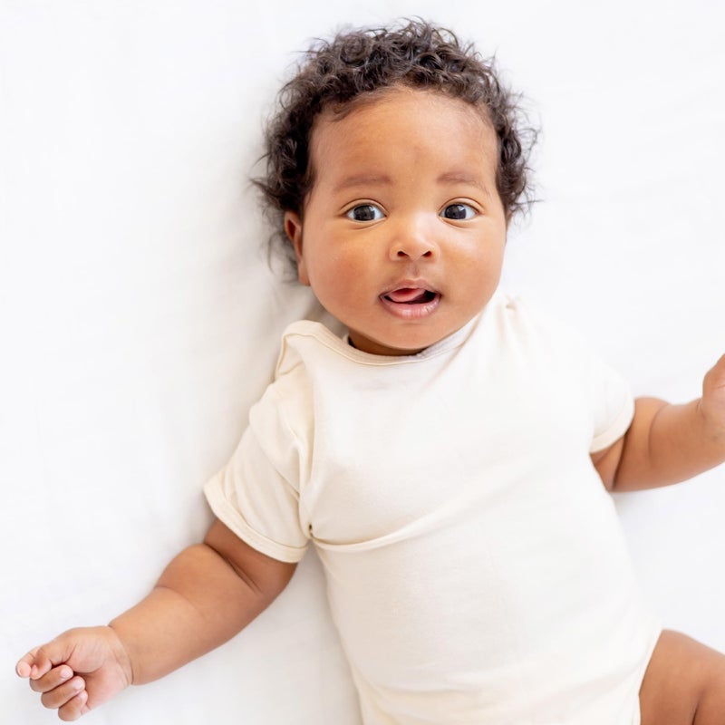 Butterblu Avery 5-Pack Short Sleeve Bodysuitsâ€‹ 100% Organic Cotton for Baby Boysâ€‹ & Girls, Natural, 6-9 Months - Image 3