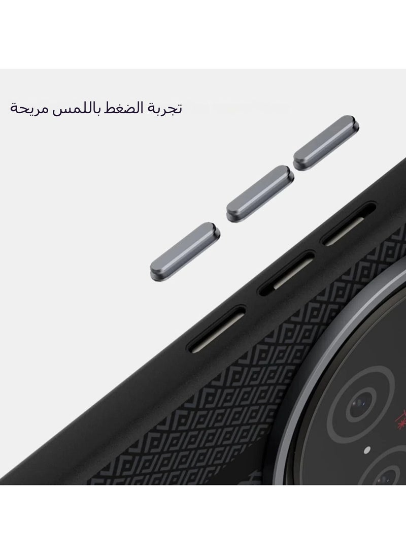 عام غلاف مغناطيسي متوافق مع Vivo X200 Pro، مدمج مغناطيسي غير مرئي، دعم الشحن اللاسلكي، مضاد للصدمات، مضاد للهروب Vivo X200 Pro وواقي - Image 3