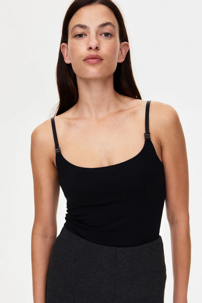 H&M MAMA 3-pack nursing vest tops