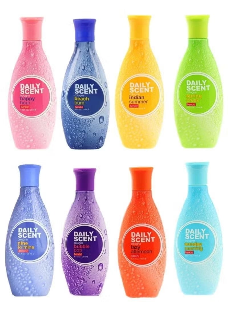 بينش معطر الجسم اليومي عبوة مكونة من 8 قطع متعدد الألوان 125 مل