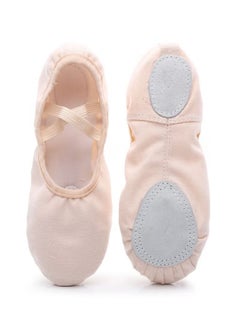 Bukela Soft Bottom Dancing Yoga Ballet Shoes Elastic Mouth Lace-free Shoes for Children Women  - Image 1
