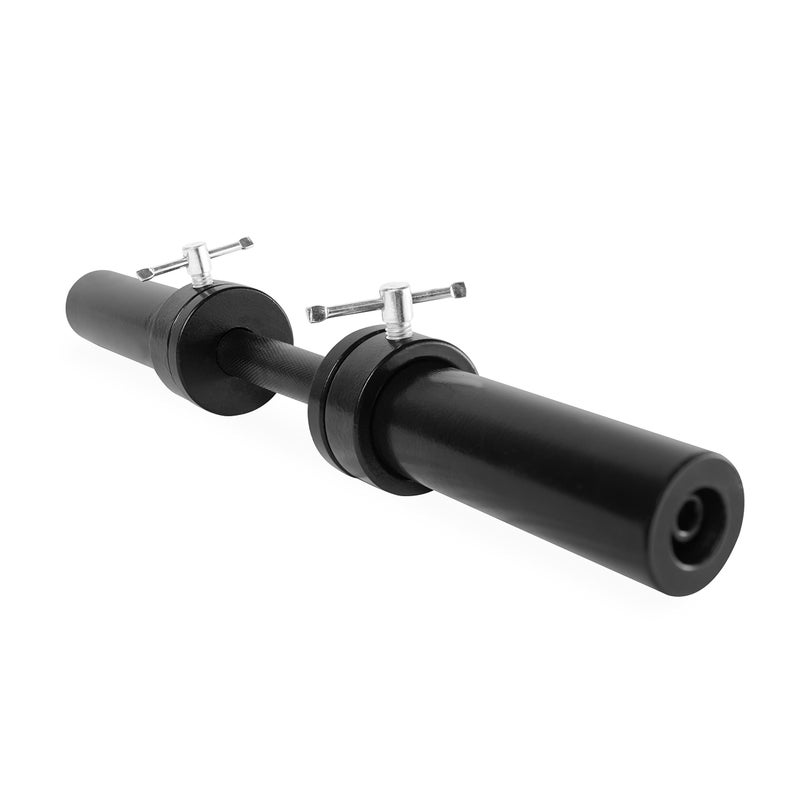 CAP Barbell مقبض دمبل أولمبي صلب بطول 2 بوصة من CAP Barbell، بدون أقفال، مطلي بالكروم (نسخة جديدة) - Image 1