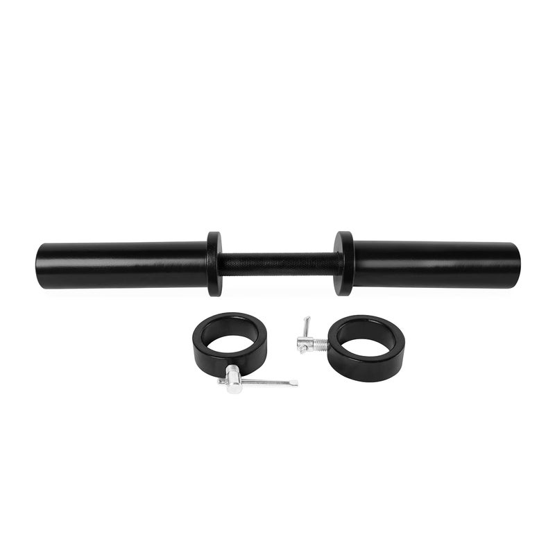 CAP Barbell مقبض دمبل أولمبي صلب بطول 2 بوصة من CAP Barbell، بدون أقفال، مطلي بالكروم (نسخة جديدة) - Image 3