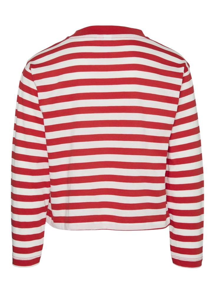 Vero Moda Girl - Kids Stripe Crew Neck Sweatshirt - Image 1