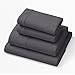 Purple Deep Pocket SoftStretch Sheets KingCal King Rayon Blend MoistureWicking Stormy Grey Fits Other Mattresses Adaptive Support - Image 2