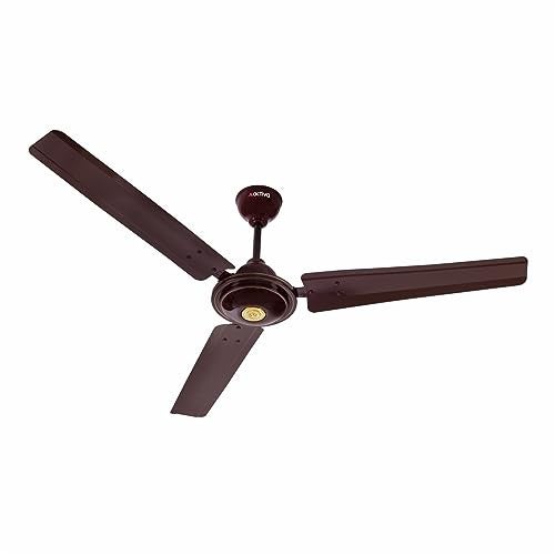 ACTIVA Apsara 1200mm Ceiling Fan, 390 RPM High Speed Air Delivery, 60 Watt Cooper Winding Motors, Anti Dust Coating, Less Noise, Large Sweep, 2 Years Warranty (Brown) - Image 1