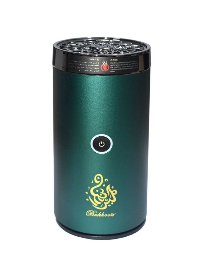 USB Type-C Power Rechargeable Incense Burner Green 16x9cm - Image 3