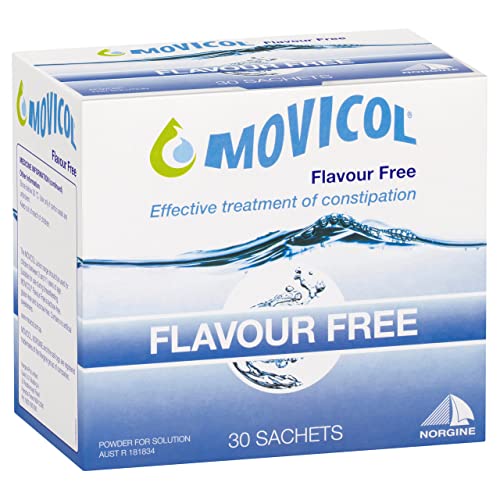 MOVICOL Movicol FlavourFree Laxative Powder Sachets 13g Each 30 Pack Gentle and Effective Relief from Constipation Easy to Mix SugarFree Suitable for Adults and Children Over 12