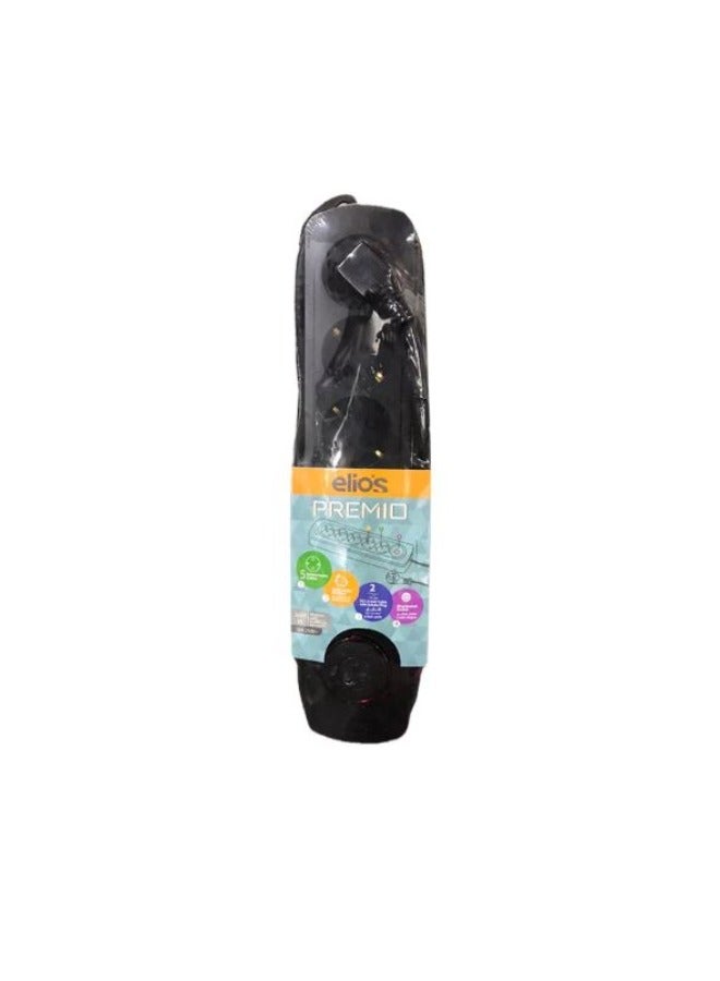 Elios Premio Electrical connector, 5 Power Socket - Black - Image 2