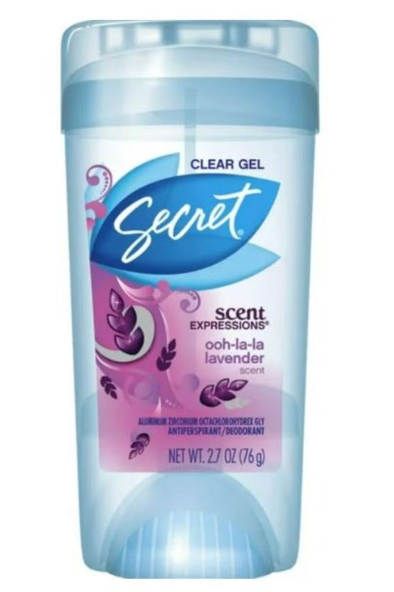 سيكريت مزيل عرق جل شفاف برائحة اللافندر من سينت إكسبريشنز أوه لا لا، 76 جم - Image 1