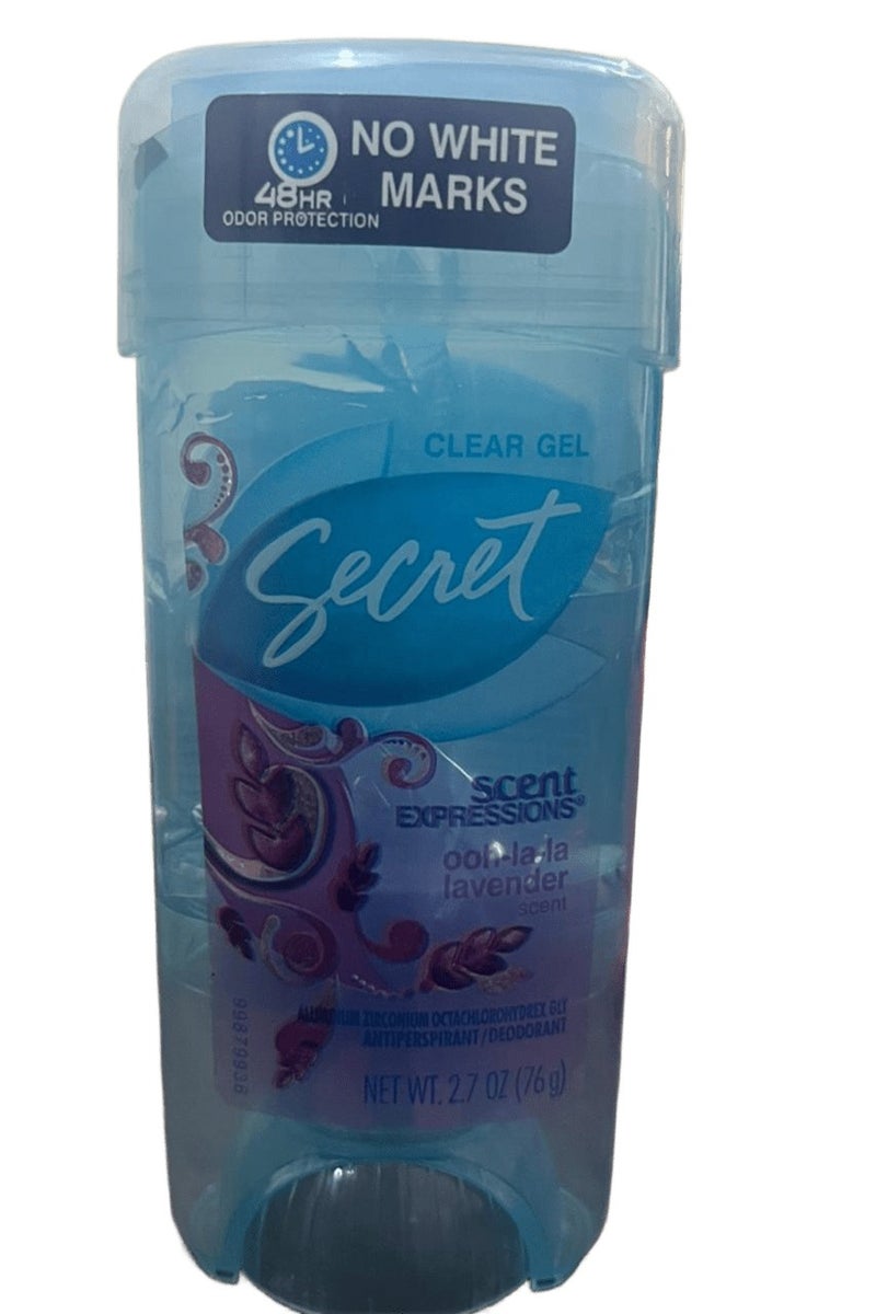 سيكريت مزيل عرق جل شفاف برائحة اللافندر من سينت إكسبريشنز أوه لا لا، 76 جم - Image 2