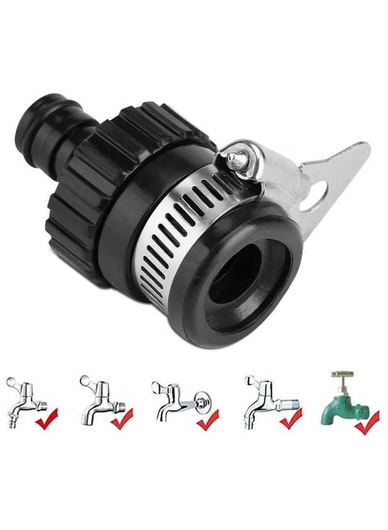 مجموعة من 3 قطع من وصلات خرطوم الصنبور العالمية للمطبخ والبستنة وغسيل السيارات - Image 5