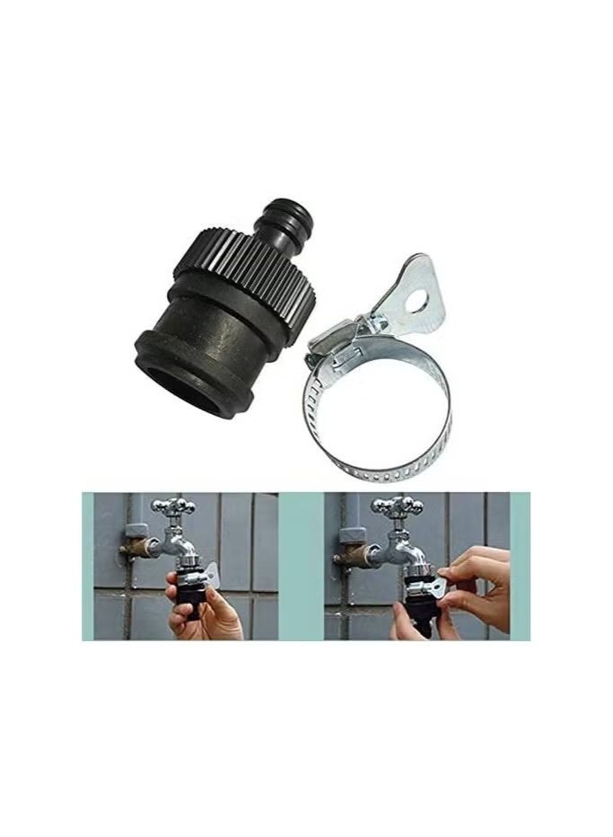 مجموعة من 3 قطع من وصلات خرطوم الصنبور العالمية للمطبخ والبستنة وغسيل السيارات - Image 3