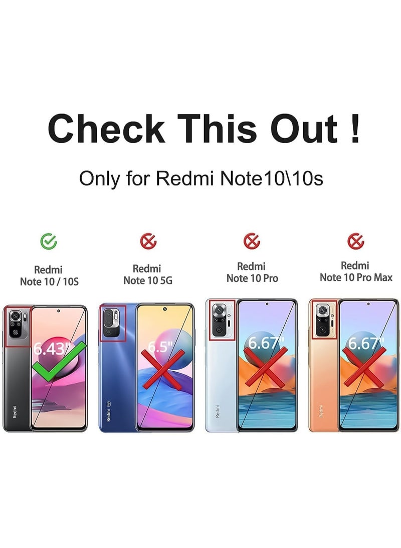 Case Compatible with Xiaomi Redmi Note 10S / Note 10 4G Case Crystal Clear Soft TPU Gel Case Flexible Silicone Anti-Scratch Camera Protection Transparent TPU Cover - Clear - Image 5