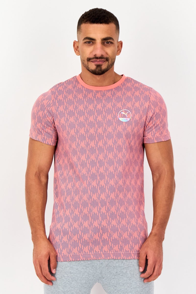 Puma x One8 Men Sportswear Fit Short Sleeve Outdoor Polo Shirt, Multicolor - Image 1