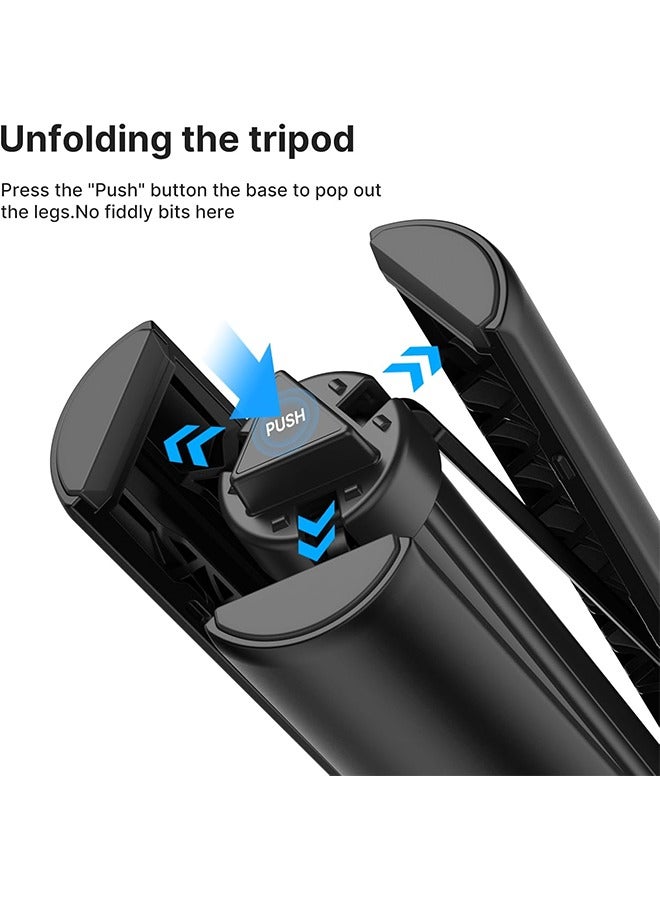 ULANZI TT52 59in Invisible Selfie Stick Tripod, Extendable Pole Selfie Stick Handle Grip Compatible with DJI OSMO 360/OSMO Pocket 3/Insta 360 x5 x4 x3 w Adapter for G-O P-RO Hero 13 12 11 10 9 8 7 6 - Image 2