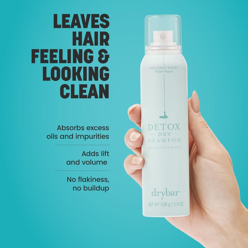 Drybar Detox Dry Shampoo Coconut Colada Scent - Full Size | Absorbs Excess Oil, Leaves Hair Looking and Feeling Clean & Refreshed with Extra Volume, All Hair Types - Image 3
