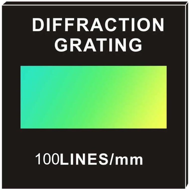 Holographic Transmission Diffraction Grating Sheet 600 Lines 50X50mm For Spectrophotometer Optical Experiments - Image 5