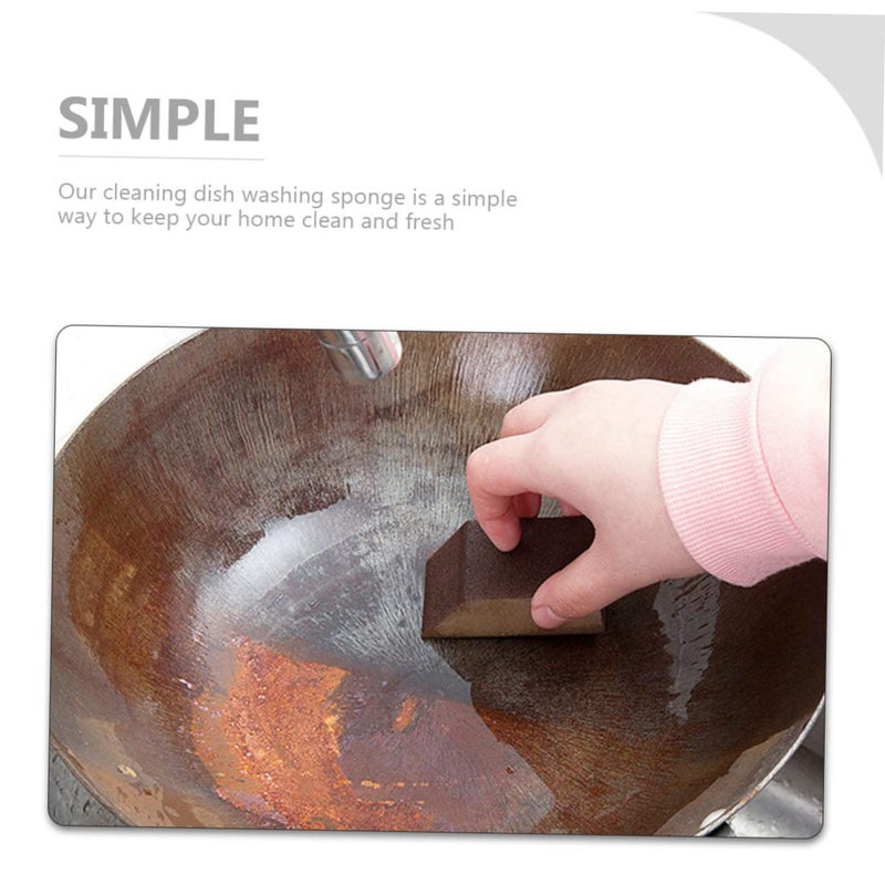 Reusable 10Pcs Emery Scrub Pads Multi Function Dish Sponges Rust Grease Removal Kitchen Household Cleaning Tools - Image 5