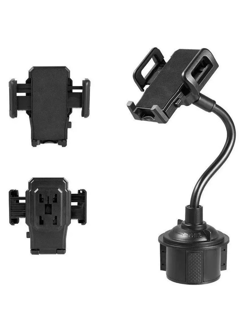 Car Phone Holder 360° Adjustable Cup Mobile Stand Accessories Automobile Mount Compatible for iPhone Samsung and All Smartphones - Image 1