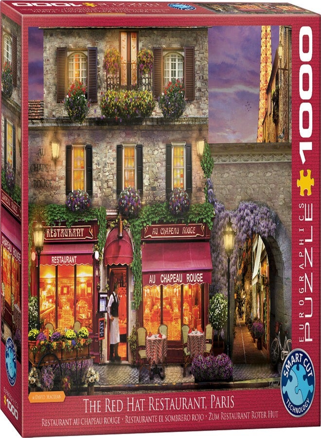eurographics EuroGraphics The Red Hat Restaurant Paris1000 Piece Puzzle - Image 2