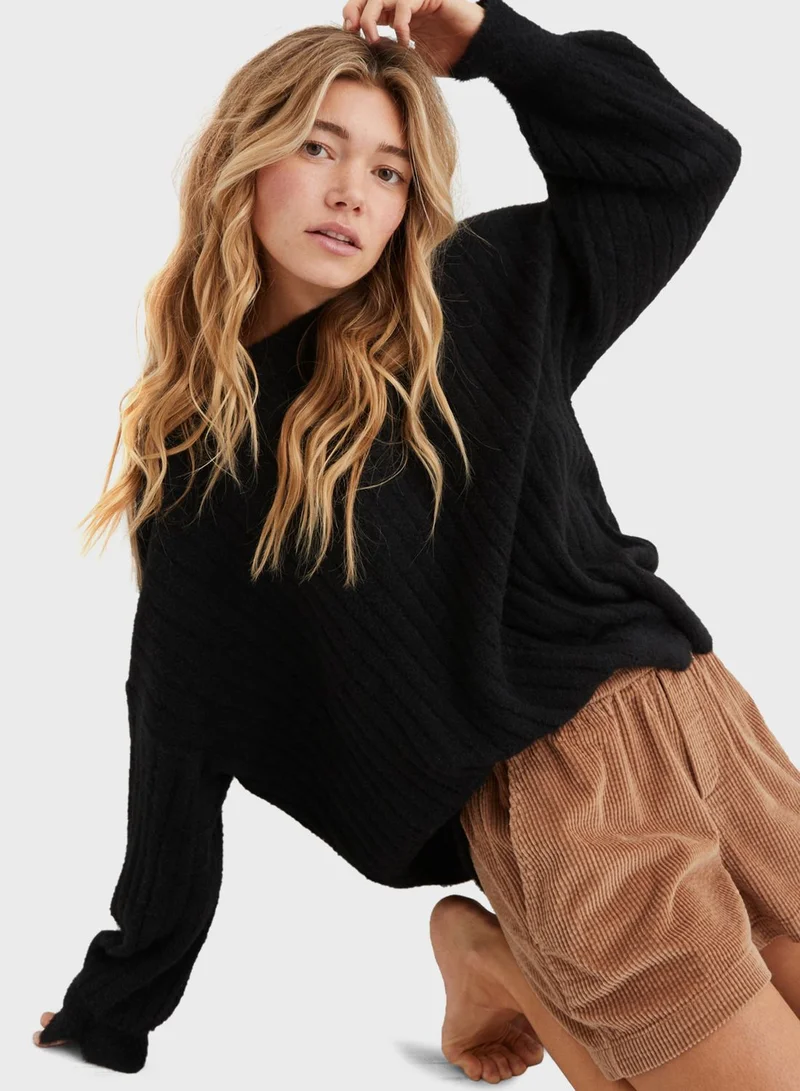 Aerie Crew Neck Knitted Sweater