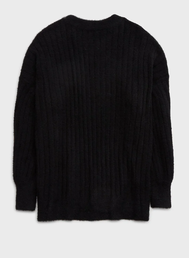 Aerie Crew Neck Knitted Sweater