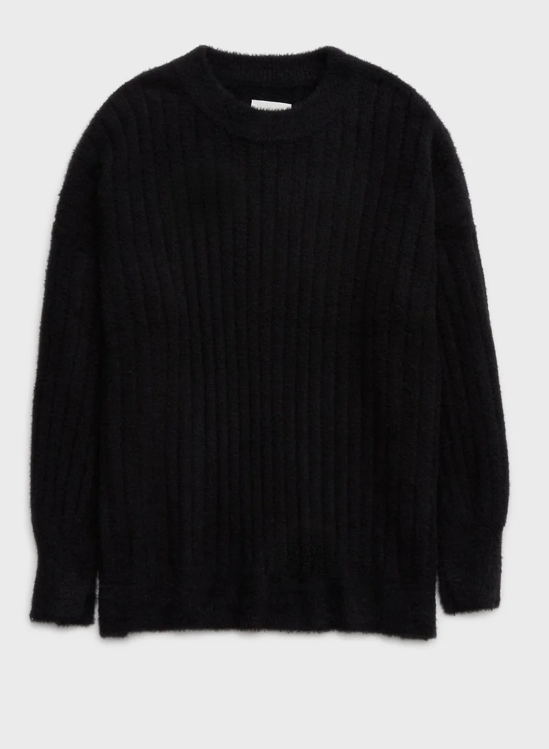 Aerie Crew Neck Knitted Sweater
