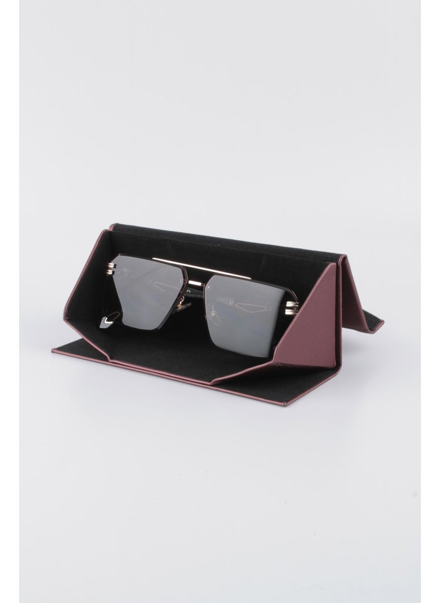 Max Polo - Special Design Magnetic Leather Glasses Box Brown MXPKILIFR06 - Image 1