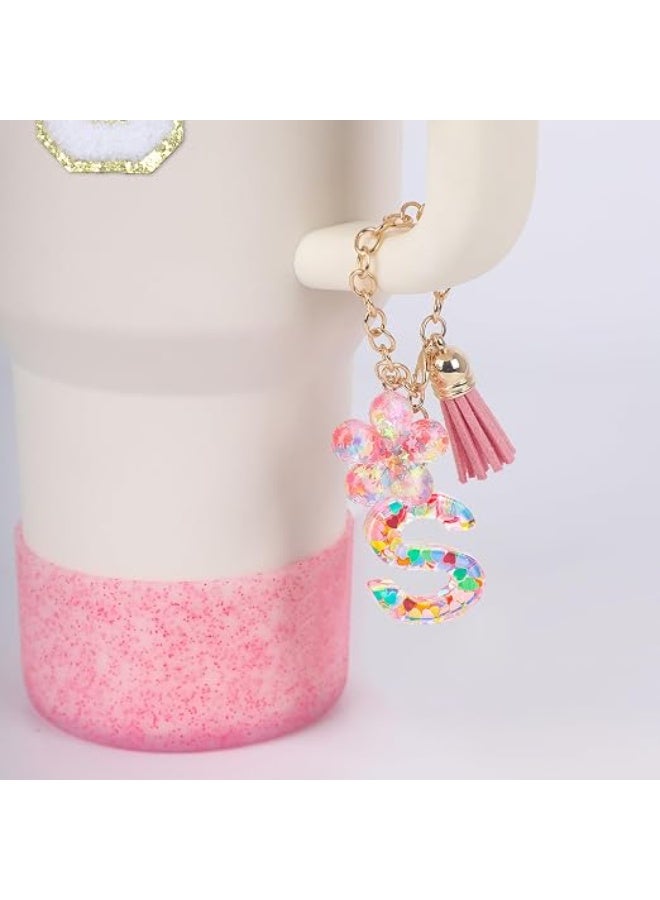 Use for Stanley Cup Accessories Charms 40oz 30oz,Compatible with Stanley Cup Letter Charms for Handle Silicone Boot,Straw Cover Topper & Sticker - Image 4