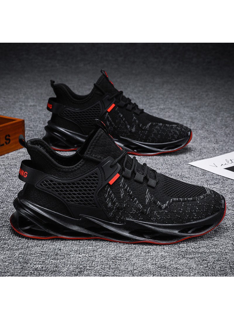 شاربدو أحذية رجالي أحذية رياضية خفيفة الوزن للرجال أحذية مشي تسمح بالتهوية أزياء رجالية غير رسمية الانزلاق على أحذية التنس للركض غير قابلة للانزلاق - Image 2