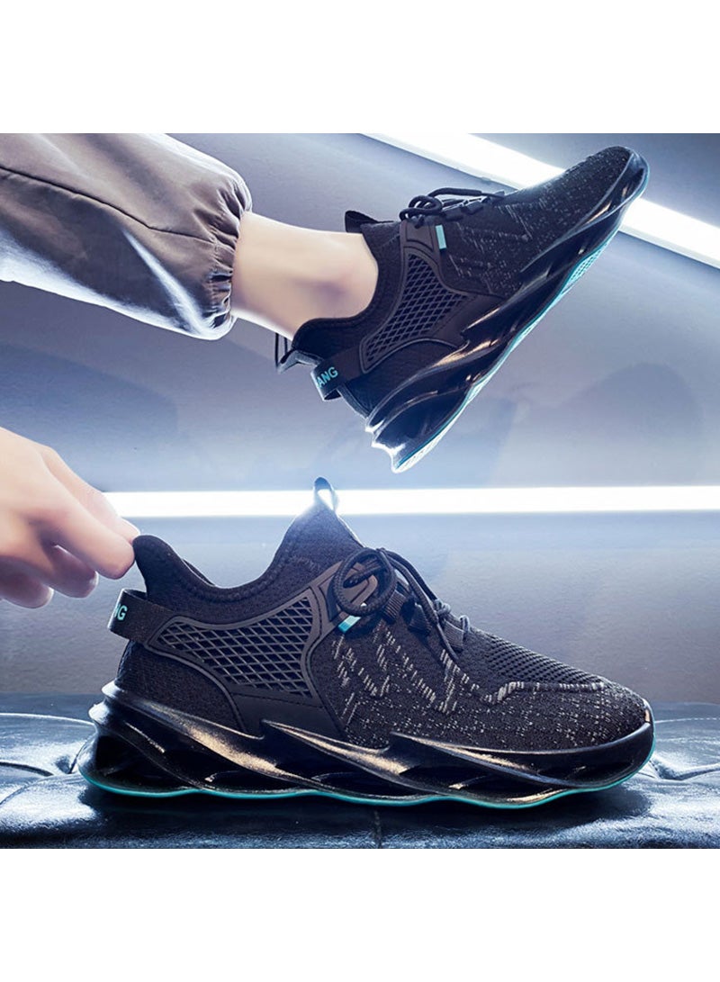 شاربدو أحذية رجالي أحذية رياضية خفيفة الوزن للرجال أحذية مشي تسمح بالتهوية أزياء رجالية غير رسمية الانزلاق على أحذية التنس للركض غير قابلة للانزلاق - Image 4