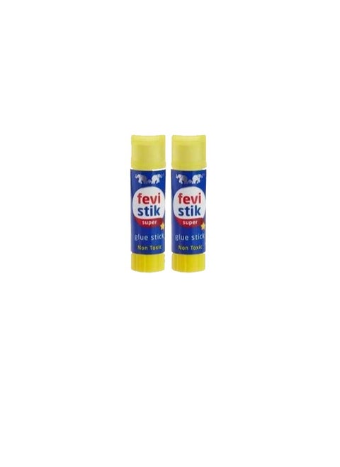Fevistick Set of 2 Multi Purpose Super Glue Stick Non Toxic 25g
