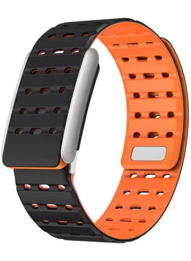 Magnetic Silicone Replacement Band for WHOOP 5.0, One & Peak – Adjustable Breathable Sport Strap, Waterproof Sweat-Resistant Soft Silicone Fitness Wristband - Image 1