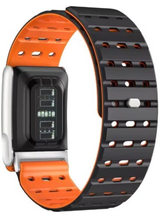 Magnetic Silicone Replacement Band for WHOOP 5.0, One & Peak – Adjustable Breathable Sport Strap, Waterproof Sweat-Resistant Soft Silicone Fitness Wristband - Image 3