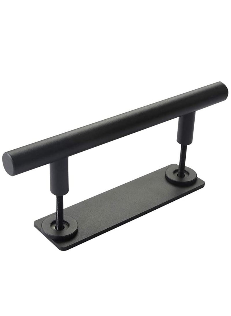 Generic Sliding Door Handle Heavy Duty Barn Door Handle Stainless Pull Hardware Set Hardware Handle for Closet Home Black Door Handles  - Image 3