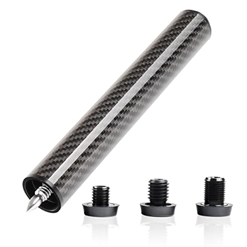 KONLLEN Pool Cue Extension 2'' 3'' 4'' 6'' 8'' 12'' Carbon Fiber Billiard Cue Extension Billiard Accessories for Pool Sticks - Image 1