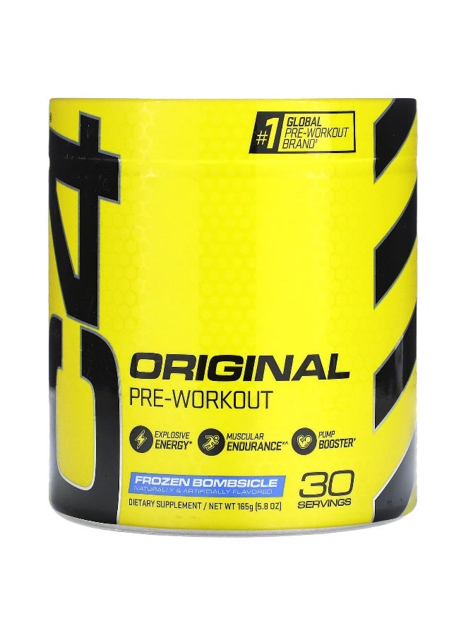 C4  Cellucor C4 / سيلوكور، C4 الأصلي، قبل التمرين، قنبلة مثلجة، 5.8 أونصة (165 جرام) - Image 1