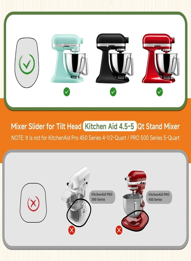 JAYOBGO Mixer Slider Mat for Kitchen Aid 4.5-5 Qt Tilt Head Stand Mixer, Wood Sliding Tray Mixer Sliders for Kitchen Aid Artisan Mixer Accessories and Attachments, Countertop Storage Brown - Image 2