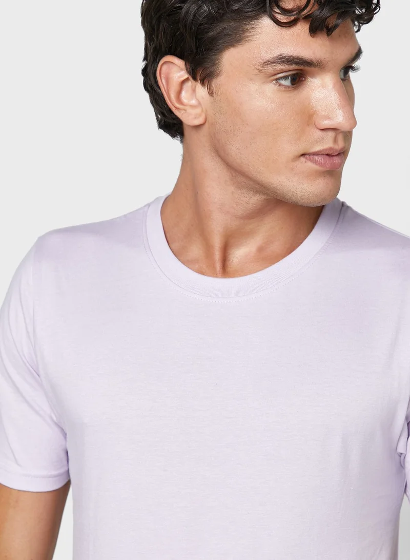 Seventy Five Basics 5 Pack Essential Crew Neck T-Shirts