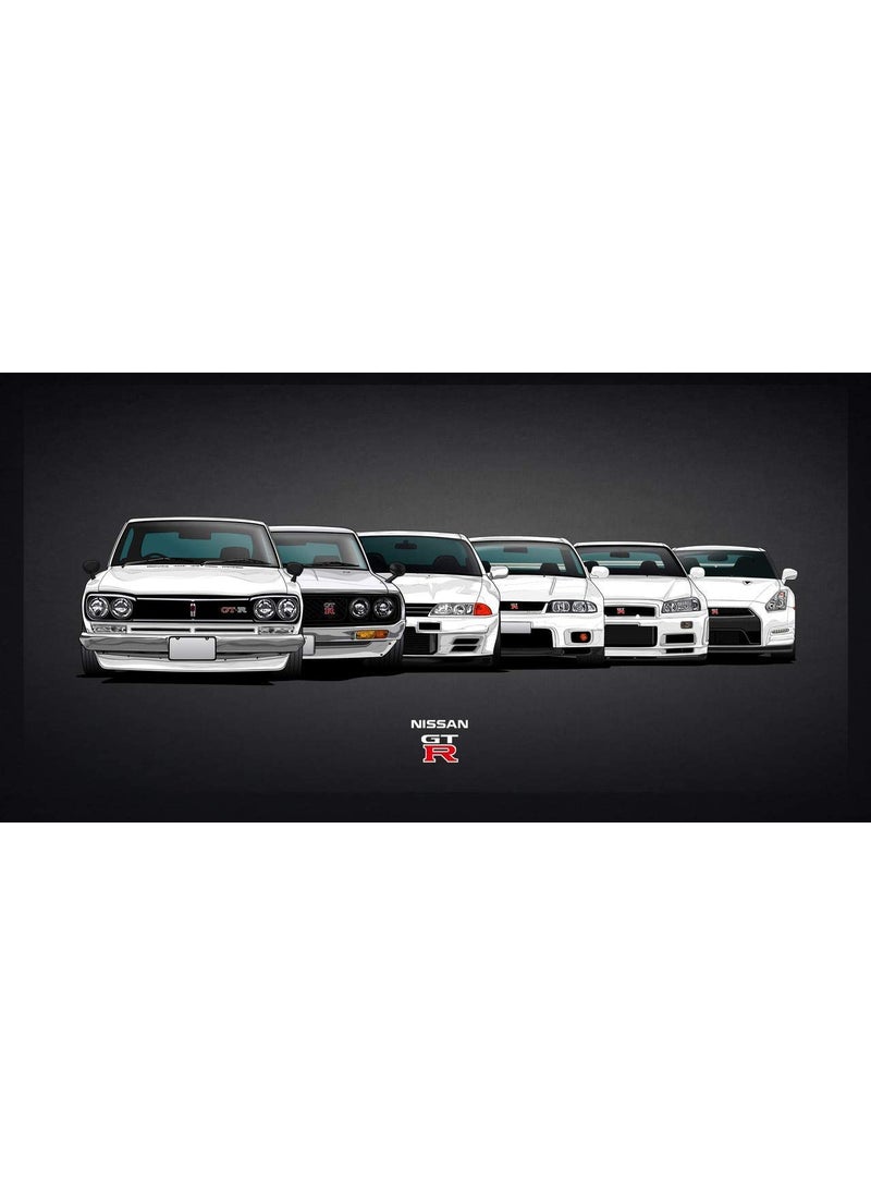 KARTMEN KARTMEN racing car Print Rolled Wall Poster Paper 18 X 12 inch Multicolour 