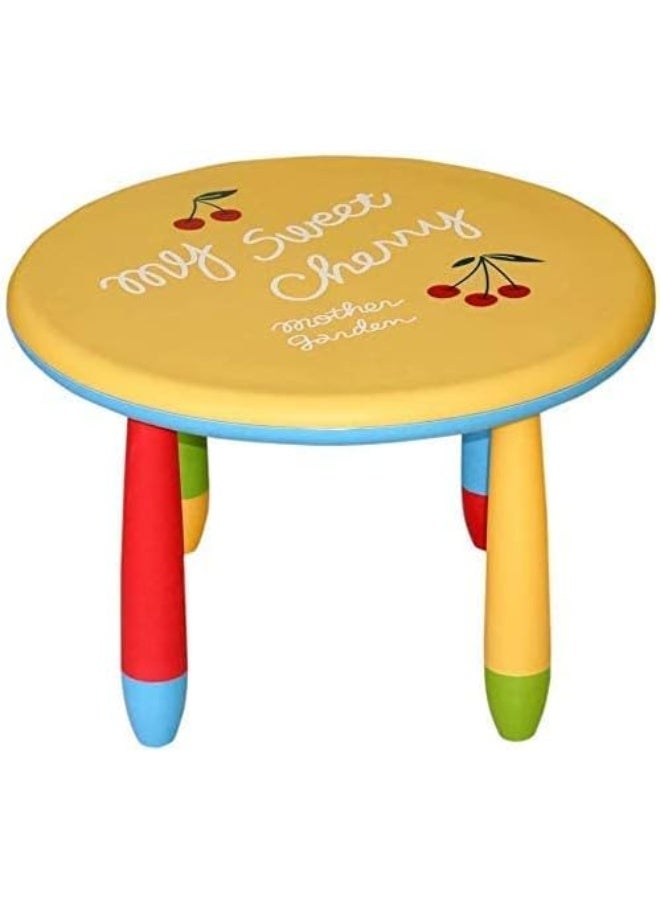 Rainbow Toys Children's table Kids Circle Shape Table For Nursery Kindergarten Plastic Desk, for indoor and outdoor use - Image 3