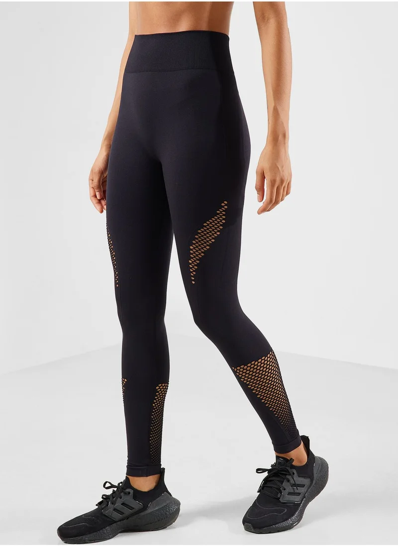 فورورد Mesh Detail Sports Bra & Leggings Set