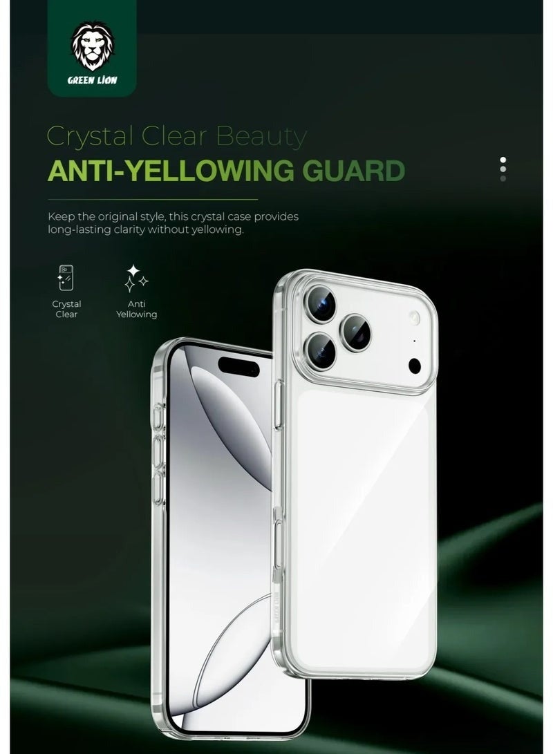 GREEN LION iPhone 17 Pro Delgado PC Case / Waterproof / Strong and handy / lightweight / Anti Fingerprint / HD Clarity - Clear - Image 4