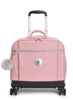 kipling Kipling New Storia Kids' 4-Wheeled School Trolley Bag with 15.6 inch Laptop Compartment Bridal Rose  - Image 1