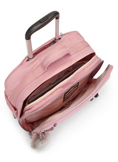 kipling Kipling New Storia Kids' 4-Wheeled School Trolley Bag with 15.6 inch Laptop Compartment Bridal Rose  - Image 3